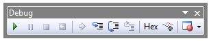 Debugging toolbar