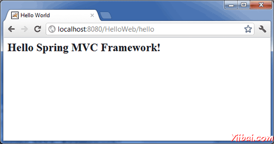 Spring Web Hello World