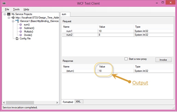 Creating WCF Service