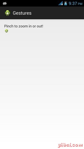 Android Gestures Tutorial