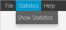 Show Statistics菜單